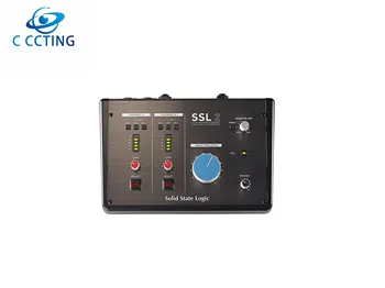 Аудиоинтерфейс Solid State Logic SSL2 с 2 входами /2 выходами USB-C, профессиональный высокоточный выход для наушников для музыкантов