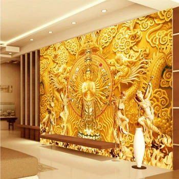 бейбехан Золотая рука рельефный фон фото обои картина фон papel de parede 3d фрески обои обои-paper