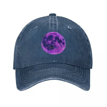 Бейсболка с фиолетовой Луной, мужская роскошная аниме-шляпа, мужская шляпа, женская