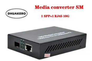 бесплатная доставка AB296 медиаконвертер оптического волокна SM 2 fiber + 2 RJ45 100M