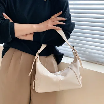 Брендовая женская сумка через плечо, модная женская сумка подмышками, новинка 2023 года, дизайнерская сумка из ткани Оксфорд, мобильный телефон, Нулевой Большой кошелек