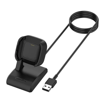 Быстрое зарядное устройство USB, док-станция для зарядки, зарядная база для смарт-часов Fitbit Versa 2