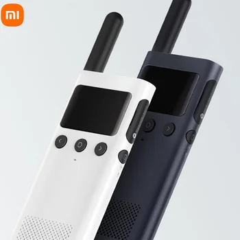 В наличии Xiaomi Mijia Smart Walkie Talkie 1S С Динамиком FM-Радио, Приложением Для смартфона, Управлением Местоположением, Быстрым Командным Разговором На открытом воздухе