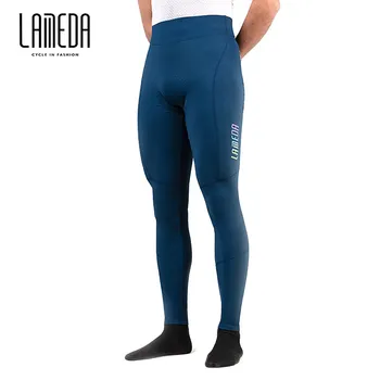Велосипедные брюки LAMEDA полной длины, мужские Длинные колготки, Дышащая одежда для велоспорта с подкладкой, Леггинсы, брюки для горных дорог, спортивные штаны