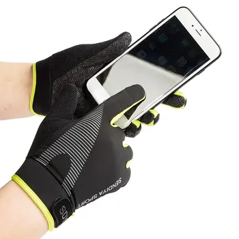 Велосипедные Дышащие Нескользящие перчатки с сенсорным экраном Для альпинизма на открытом воздухе, фитнеса, солнцезащитных велосипедных перчаток из ультратонкой ткани