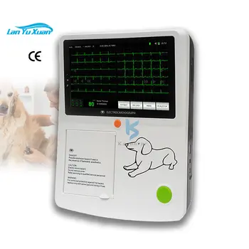 Ветеринарный инструмент для электрокардиограммы с 3-канальным сенсорным экраном, ЭКГ-машина Цена