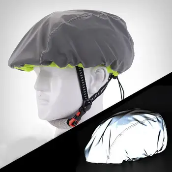 Водонепроницаемый чехол для велосипедного шлема со светоотражающей полосой, дождевик для велосипедного шлема, дождевик для дорожного велосипеда, дождевик для воды, снега