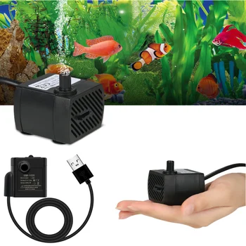 Водяной насос USB, мини-аквариумный фильтр 