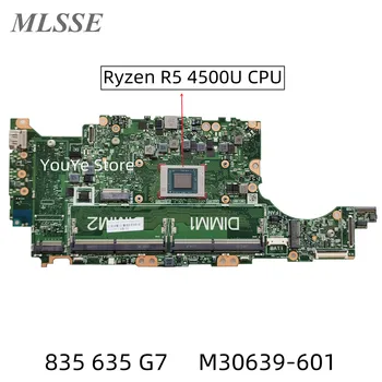 Восстановленная Материнская плата для ноутбука HP ProBook 835 G7 635 G7 с процессором Ryzen R5 4500U M30639-601 M30639-001 6050A3147201-MB