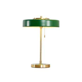 Вращающаяся настольная лампа в скандинавском минималистичном стиле, современная настольная лампа для спальни, теплая настольная лампа высокого уровня, прикроватная лампа, Роскошь