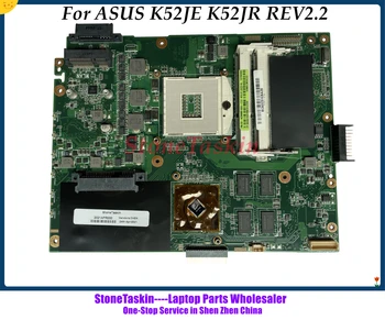 Высокое качество Для Asus K52J A52J K52JR K52 K52JE X52J Материнская плата ноутбука mainboard Rev2.2 HM55 PGA989 DDR3 MB 100% Протестировано