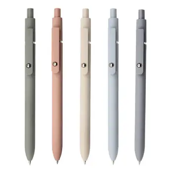 Гелевая ручка с низким центром тяжести Ins Press, высококачественная простая ручка для подписи, 0,5 мм, черная ручка в виде сердца для девочек