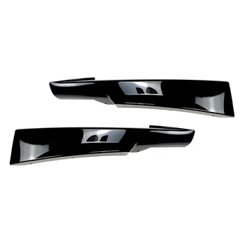 Глянцевый черный передний бампер, накладка на уголки губ, Нижний протектор, сплиттер-спойлер для E90 320I 330I 09-12