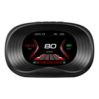 Головной дисплей OBD2 GPS, электроника, проектор HUD, цифровой автомобильный спидометр, аксессуары для 90% автомобилей