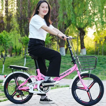 Гоночный складной горный велосипед, дорожное колесо, крыло, сверхлегкий карбоновый каркас, велосипеды для взрослых, женский велосипед Bicicleta Infantil
