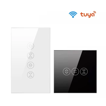 Двойной переключатель жалюзи Tuya для жалюзи с электродвигателем, автоматизация умного дома для Alexa, Google Home