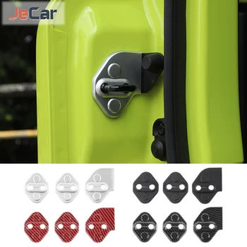 Декоративная крышка дверного замка автомобиля из АБС, наклейки с защитной отделкой для Suzuki Jimny 2019 года выпуска, аксессуары для интерьера автомобиля