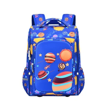 Детский рюкзак, детские школьные сумки для мальчиков, ортопедический школьный рюкзак, водонепроницаемый Начальный мультяшный принт Mochila Infantil