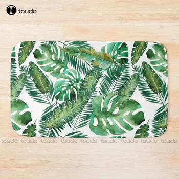 Дешевые коврики для ванной из листьев банановой пальмы Monstera