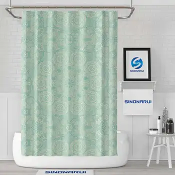 Дизайн с рисунком Sinonarui Mandela, водонепроницаемые занавески для душа из экологически чистой полиэфирной ткани для украшения ванной комнаты