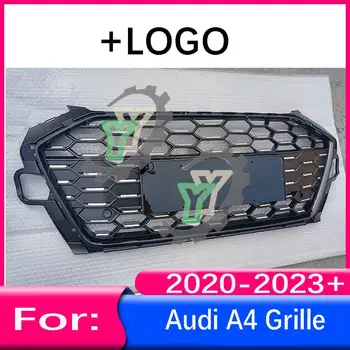 Для Audi A4 2020 2021 2022 2023 Решетка переднего бампера автомобиля Центральная панель для укладки верхней решетки (модифицирована для стиля S4)