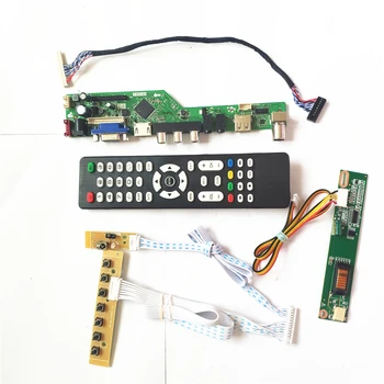Для B170PW03 V0 V1 LVDS 1CCFL 30Pin клавиатура + Пульт дистанционного управления + Инверторная плата TV53, Совместимая с HDMI-Совместимым VGA USB AV RF LCD    