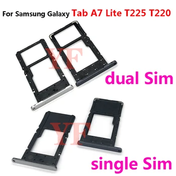 Для Samsung Galaxy Tab A7 Lite T220 T225 SM-T220 SM-T225 Лоток Для SIM-карт Слот Держатель Гнездо Адаптера Запасные Части
