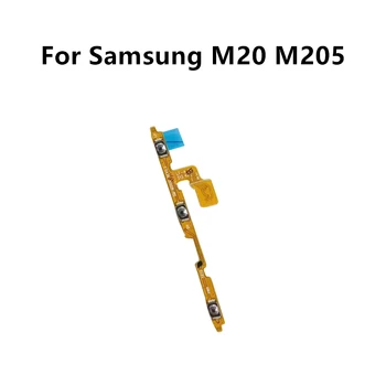 для Samsung M20 M205 Боковая Клавиша Регулировки громкости Питания Кнопка Включения выключения Гибкого кабеля SAMSUNG M205 Запасные Части для Гибкого кабеля