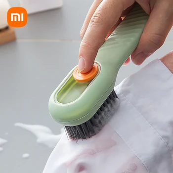 Домашняя щетка для обуви Xiaomi с автоматическим отводом жидкости для глубокой очистки, Мягкая щетина, Бытовая щетка для стирки белья, Инструменты для чистки