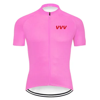 Женская майка для велоспорта на открытом воздухе, куртка для велоспорта MTB, Дышащая Короткая рубашка, Велосипедный майо на молнии, Розовый спортивный топ Ciclismo
