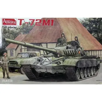 Забавное хобби 35A038 1/35 Восточногерманский Т-72М, комплект для армейского танка с полным интерьером