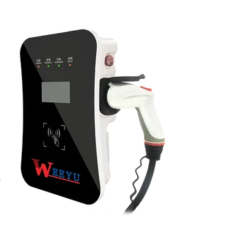 Зарядное устройство WEEYU Type1 16A для электромобилей ev charger sae j1772 ev charging point black ev зарядные станции Кабель длиной 5 М
