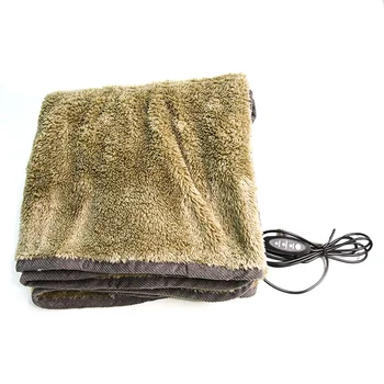 Зимнее электрическое одеяло с USB-подогревом, теплая фланель, Автомобильное одеяло 5 В, наколенник, шаль с подогревом, защита от холода, сохраняет тепло