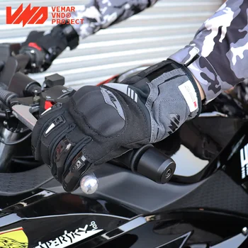 Зимние Ветрозащитные Мотоциклетные Перчатки Водонепроницаемые Moto Guantes Мужские Перчатки для езды на мотоцикле с сенсорным экраном Moto Перчатки для мотокросса S-XXL