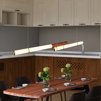 Индивидуальный и Креативный Барный светильник Nordic С Прорезями в виде Минималистичной Линии Для Исследования Ресторана Bar Lamp