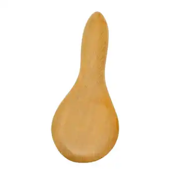 Инструмент для точечного массажа тела Глянцевая доска Гуа Ша Деревянная для кожи лица, шеи, спины