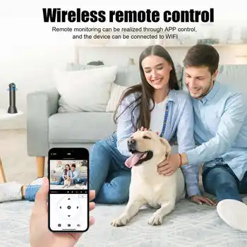 Интеллектуальная камера 1080P HD WiFi Беспроводная с возможностью поступательного поворота на 180 градусов для монитора для домашних животных