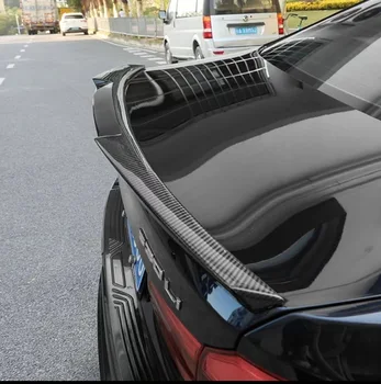 Использовать Для BMW 5 Серии F10 Спойлер 2010-2017 Год Настоящее Глянцевое Черное Заднее Крыло Из Углеродного Волокна M4 Стиль Спортивные Аксессуары Обвес