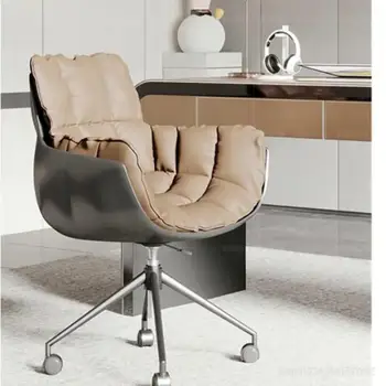 Итальянское легкое роскошное Домашнее Вращающееся рабочее кресло С сидячим подлокотником, Офисное кресло, компьютерное кресло, киберспортивное кресло, кабинет босса