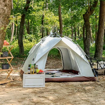 Кемпинг на открытом воздухе, Самоуправляемая палатка TravelTent, автоматическая Быстрооткрывающаяся Портативная Непромокаемая, защищающая от солнца Палатка для рыбалки, пеших прогулок.