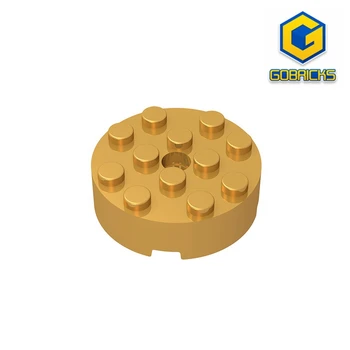 Кирпич Gobricks GDS-952 Круглый 4 x 4 с отверстием совместим с игрушками lego 87081 Для сборки Строительных блоков Технические характеристики