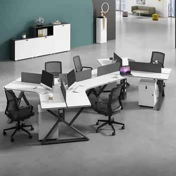 Комбинация офисного стола и стула, стол для сотрудников, письменный стол для персонала, финансовый стол, компьютерный стол, сиденье для карт, офисная мебель для thr