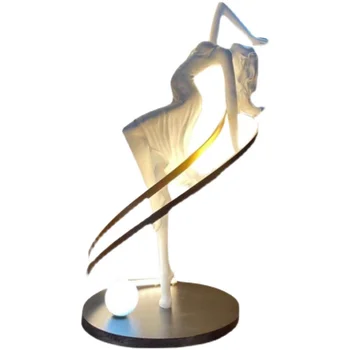 Креативный торшер Design Sense Hotel Lobby Villa Dance Goddess Вертикальная настольная лампа