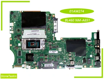 Лучшее значение 01AW274 для Lenovo Thinkpad L460 Материнская плата ноутбука BL460 NM-A651 I7-6500U 216-0867030 DDR4 100% Протестирована