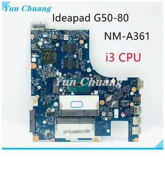 Материнская плата ACLU3/ACLU4 NM-A361 для ноутбука Lenovo G50 G50-80 G50-80M с графическим процессором I3-CPU R5 M330 100% Тест В порядке