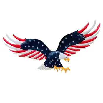 Металлический Орел Напольный Декор Америки Орлу Летящему Украшения Сада Американский Лысый Орел Скульптура Флаг На День Независимости Открытый