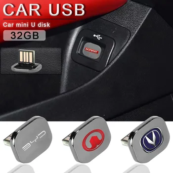Мини-USB Флэш-Накопитель Памяти 32 ГБ U-Диск для Chevrolet Cruze Malibu Captiva Onix 2023 Spark Equinox Автомобильные Аксессуары
