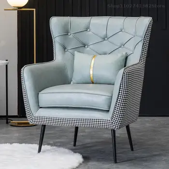 Минималистичный Усовершенствованный Дизайн стула Роскошное современное Скандинавское кресло для отдыха Кожаная мебель для спальни Para El Hogar для квартиры