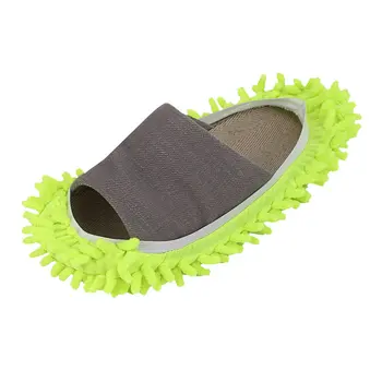 Многофункциональная тряпка для пыли, швабра, тапочки, чехол для обуви, Моющиеся многоразовые носки для ног из микрофибры, инструменты для чистки пола, чехол для обуви
