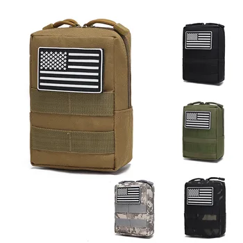 Многофункциональная уличная военно-тактическая поясная сумка 800D, инструмент Molle, поясная сумка на молнии, аксессуар, прочный Поясной чехол для охоты